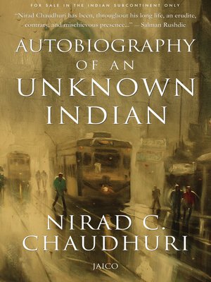 cover image of Autobiography of an Unknown Indian